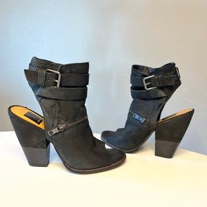 Dolce vita black heels with buckles 7.5